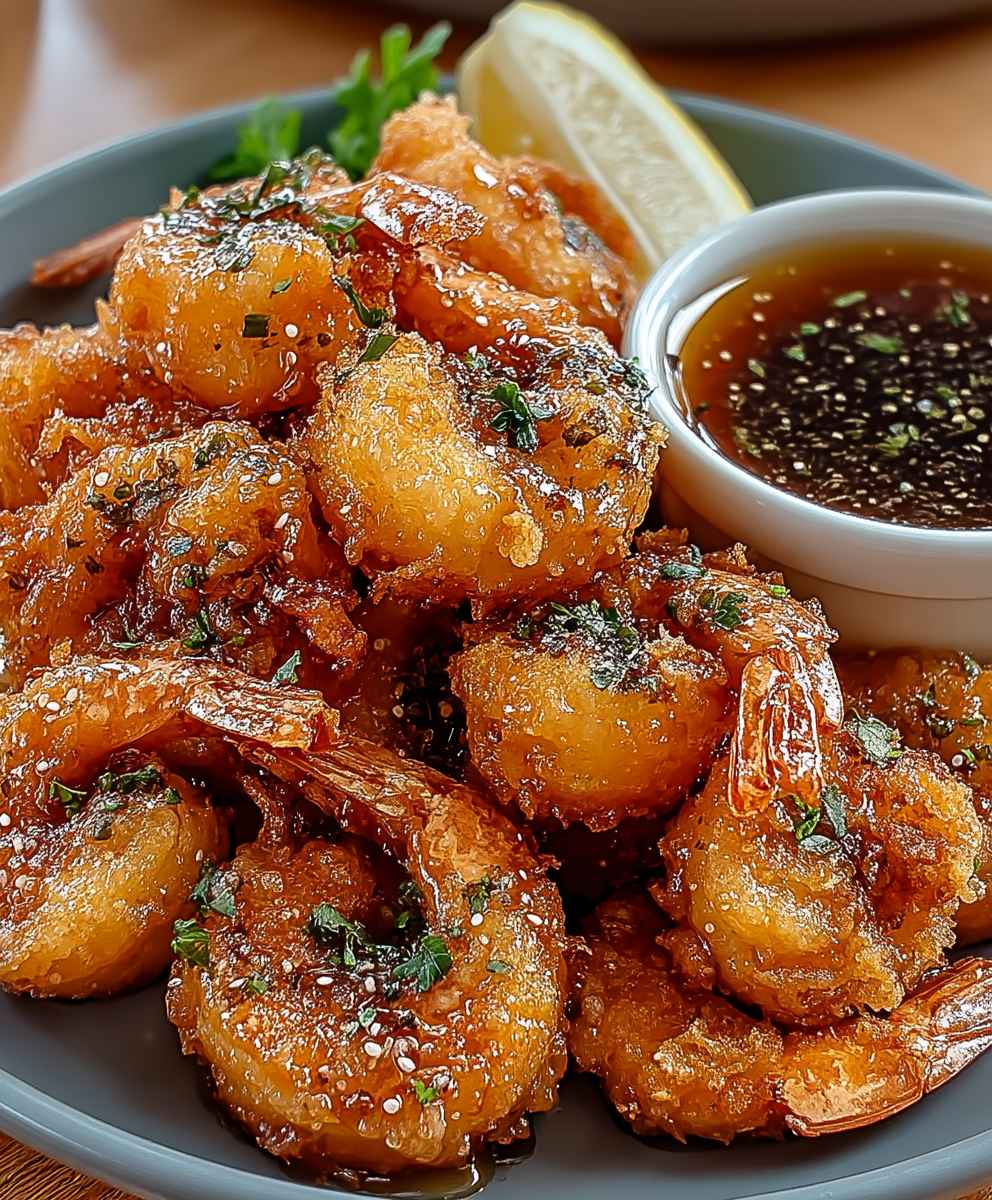 Heißer Honig Frittierte Garnelen