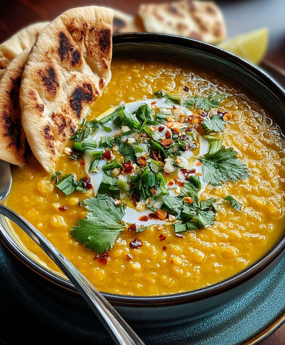 Kokos Linsensuppe golden