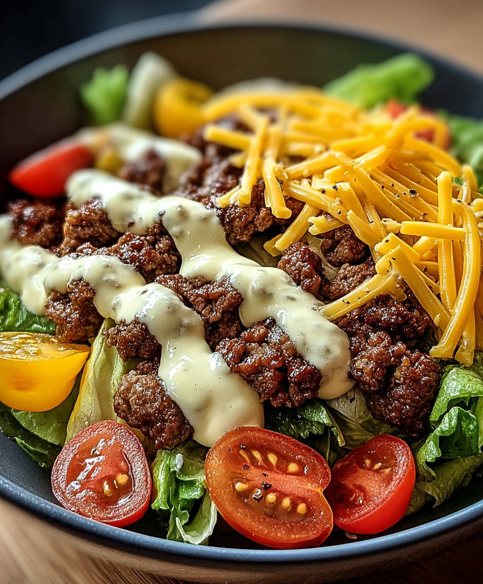 Cheeseburger Salat