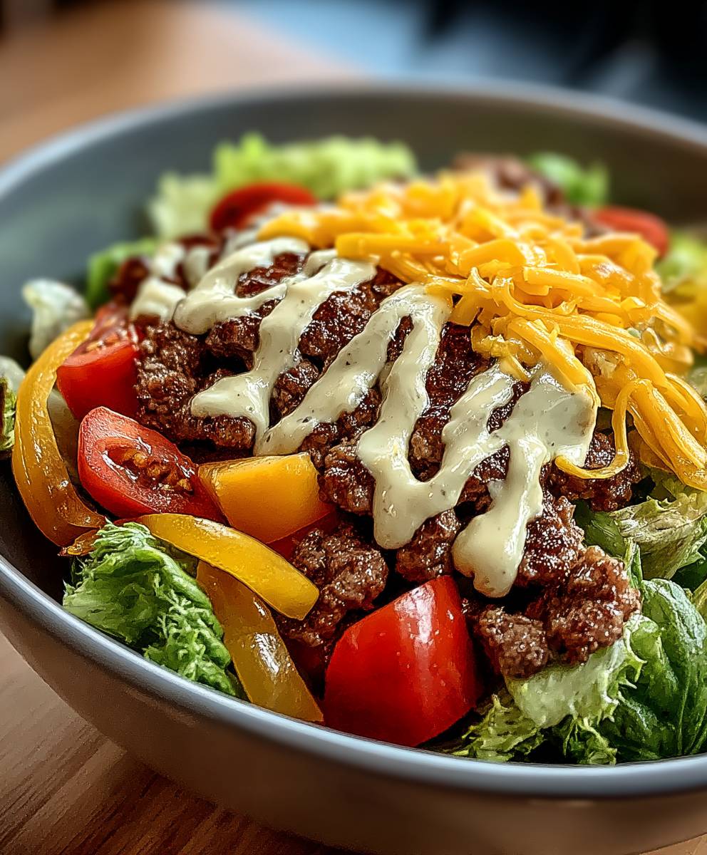 Cheeseburger Salat