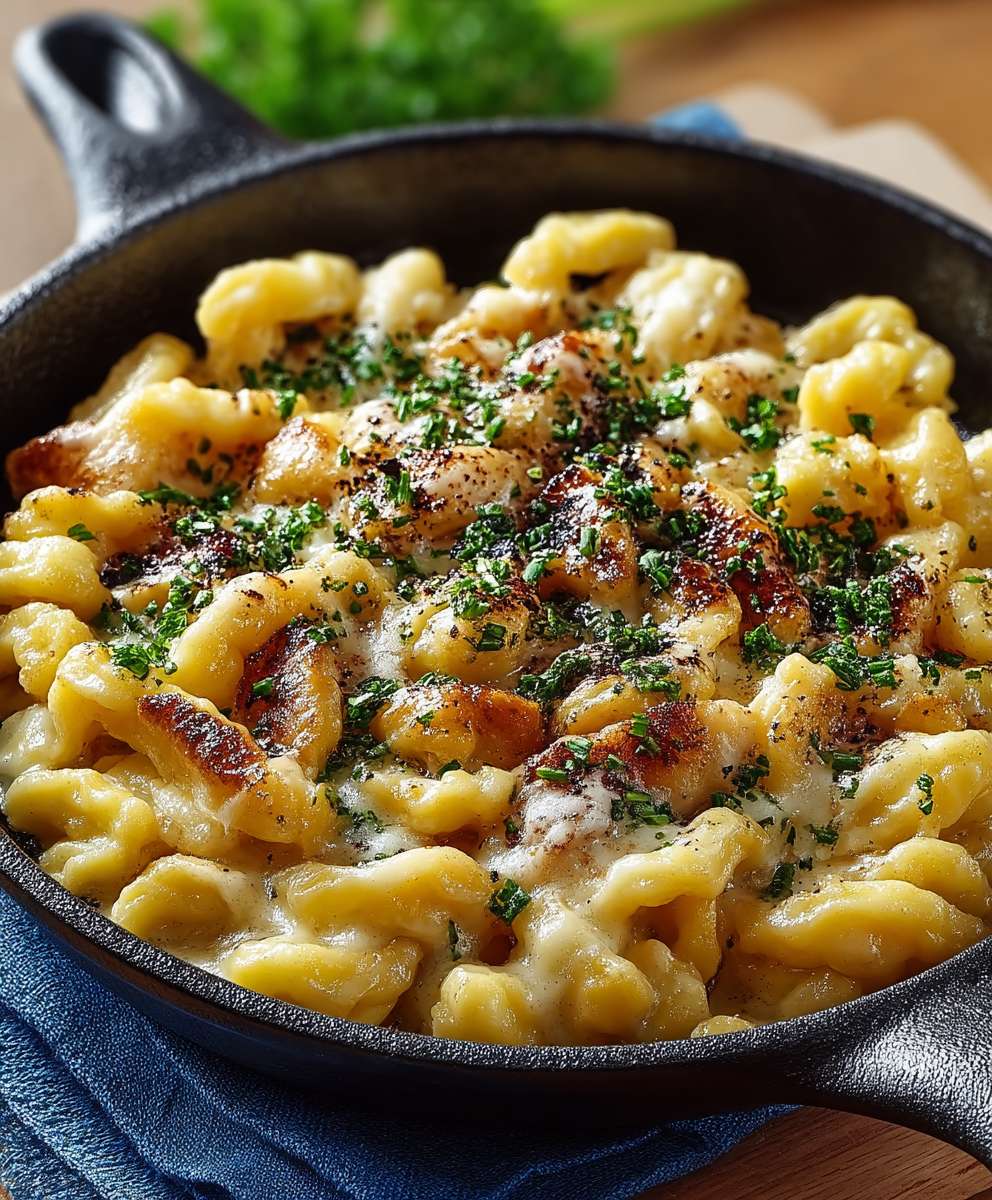 Spätzle Pfanne einfach zubereiten