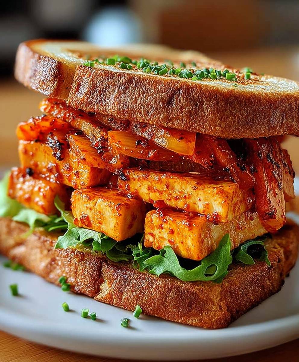 Gochujang Tofu Sandwich