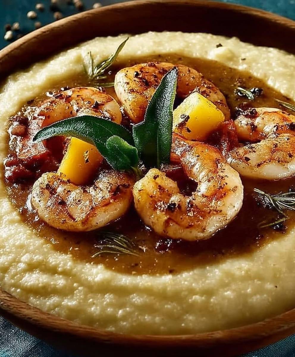 Lowcountry Garnelen Maisgrütze