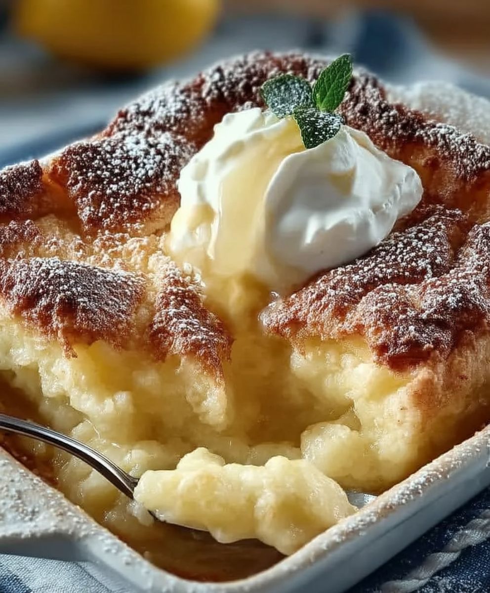 Zitronen Cobbler einfach zubereiten