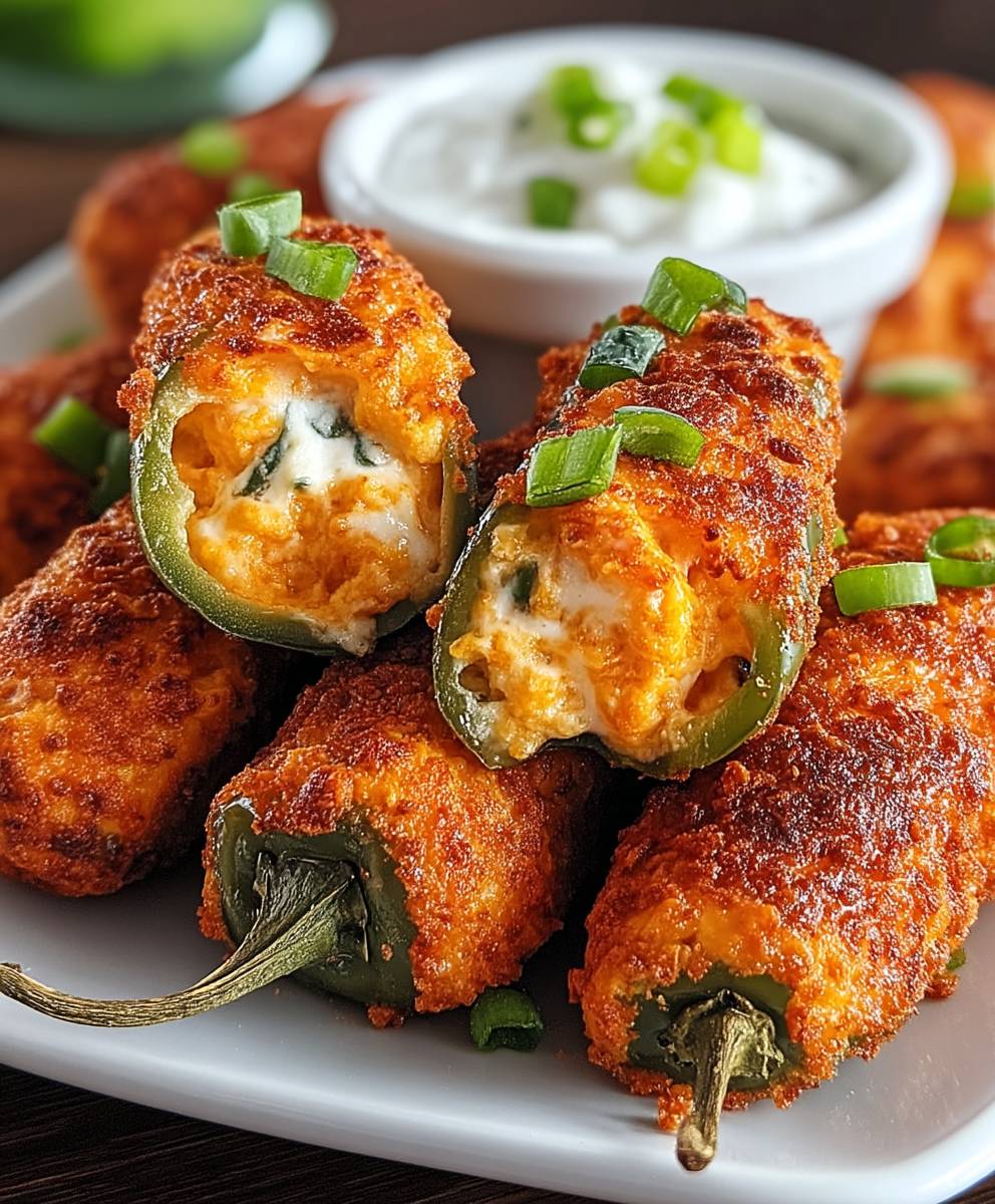 Heißluftfritteuse Buffalo Chicken Poppers