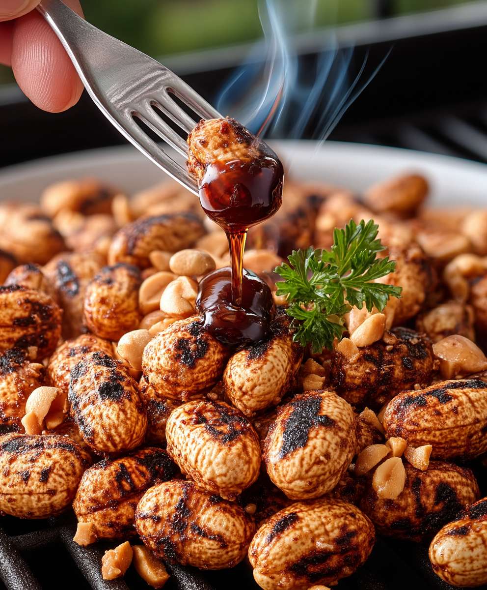 Gegrillte Erdnüsse zubereiten