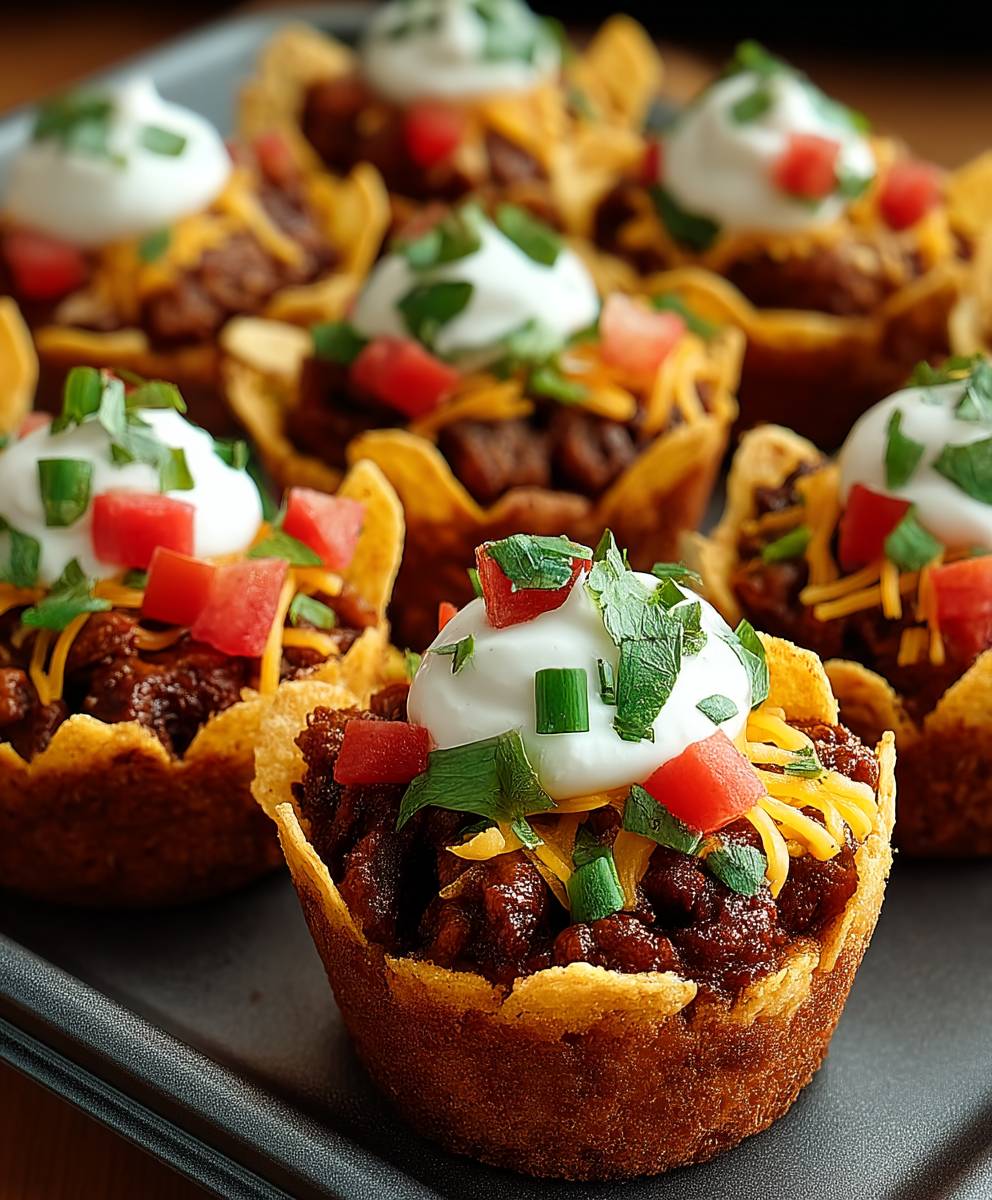 Taco Muffins backen