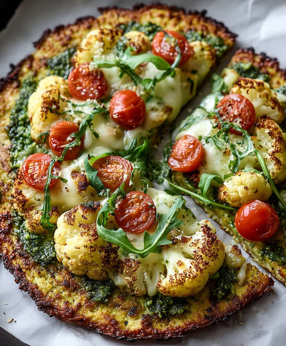 Blumenkohl Pizza Low Carb