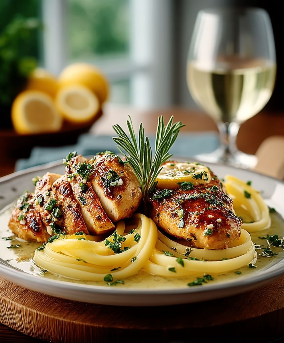 Zartes Zitronen Hähnchen