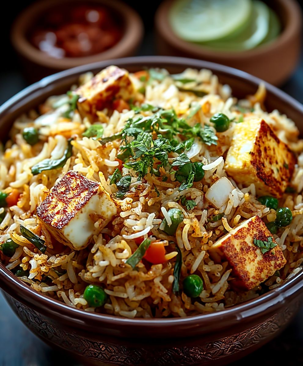 Vegetarisches Biryani mit Gemüse
