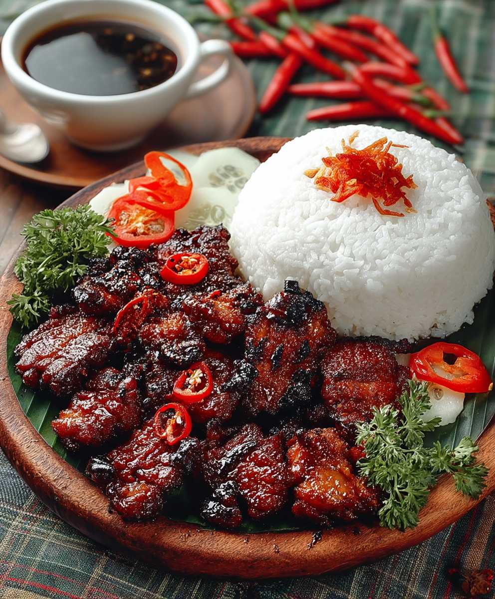 Hähnchen Tocino zubereiten