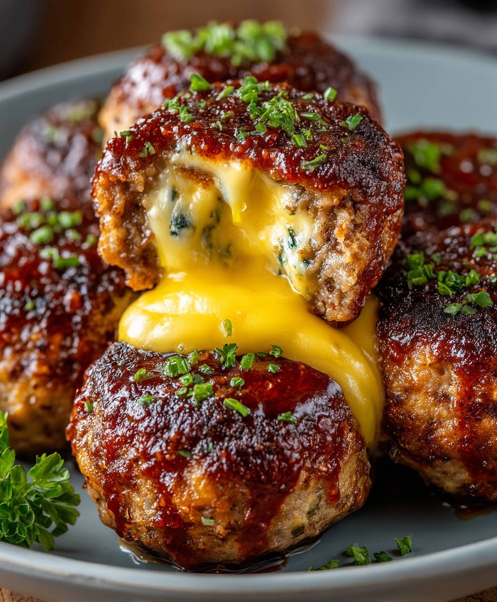 Käse Hackbratenbällchen