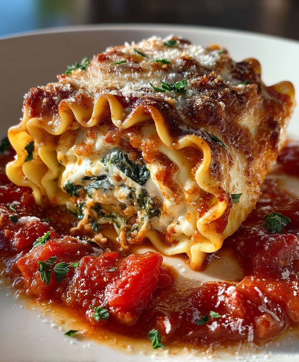 Lasagne Röllchen einfach zubereiten