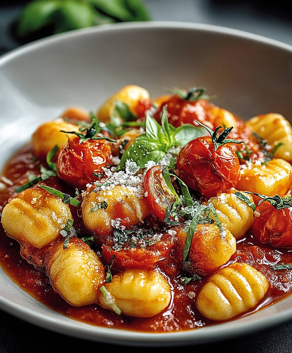 Schnelle Gnocchi Pfanne Tomatensauce