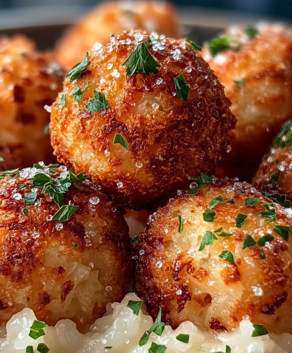 Heißluftfritteuse Reisfleischbällchen knusprig