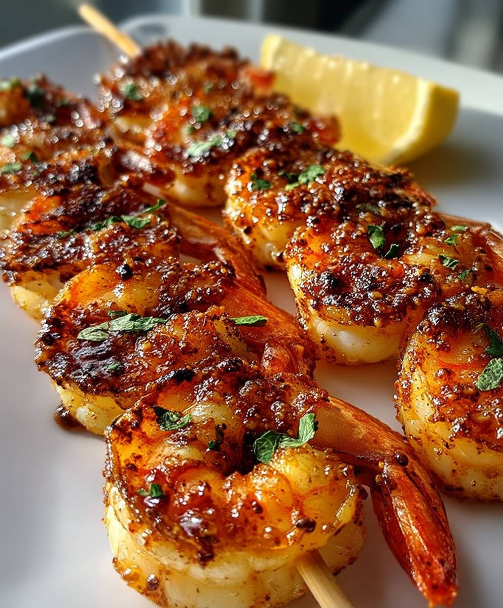 Gegrillte Garnelenspieße einfach zubereiten