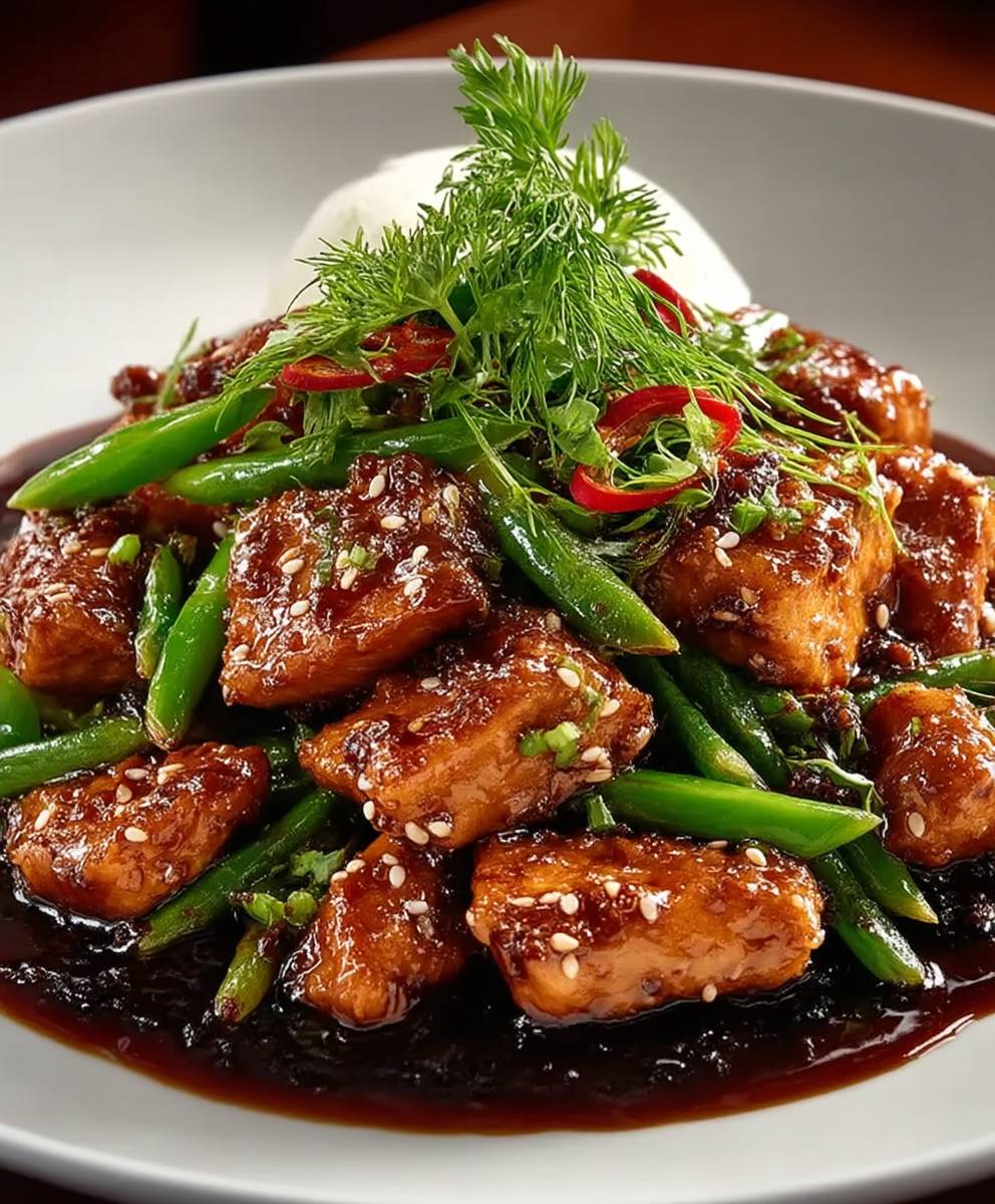 Mongolisches Hühnchen zubereiten