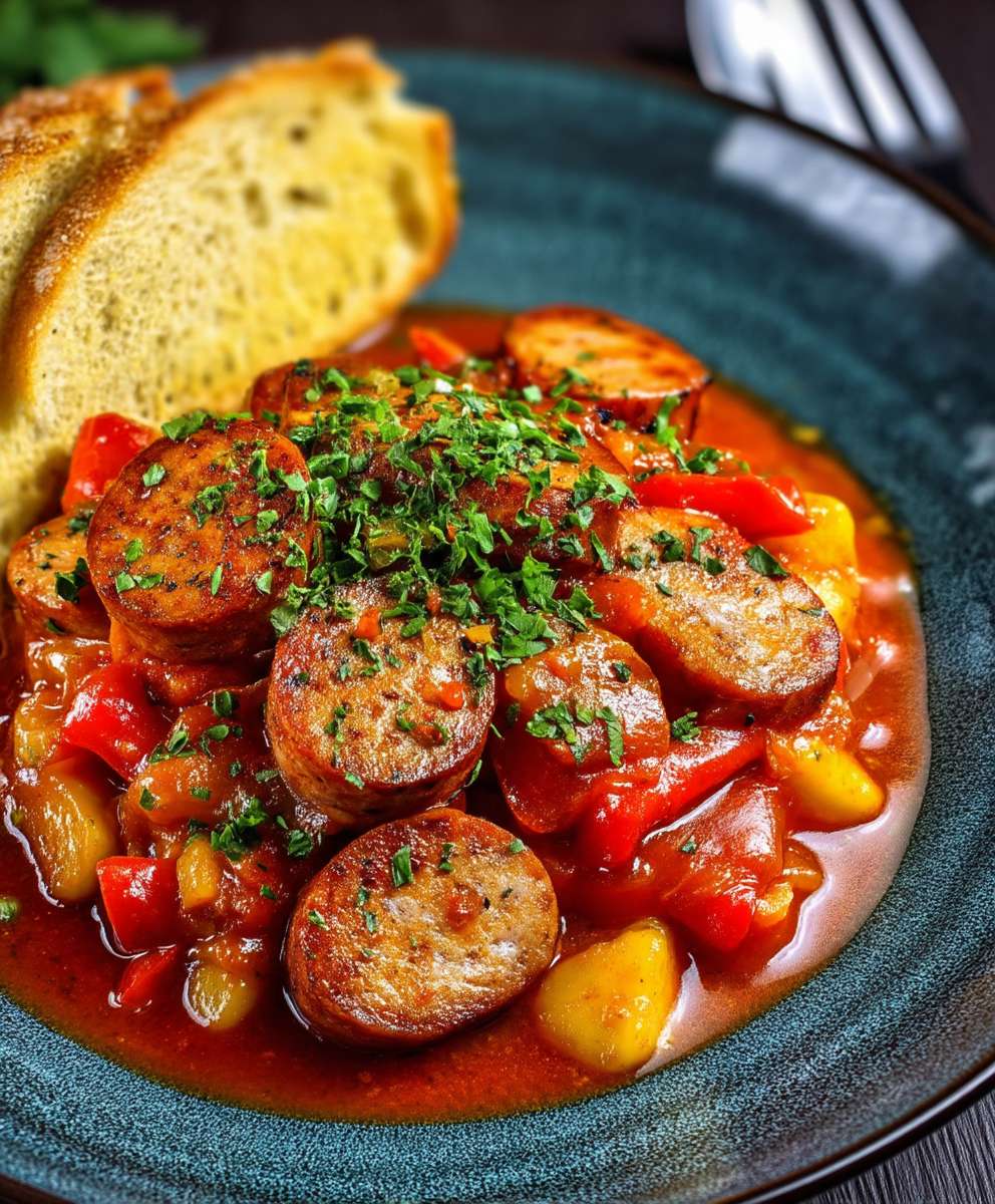 Bratwurstgulasch einfach kochen