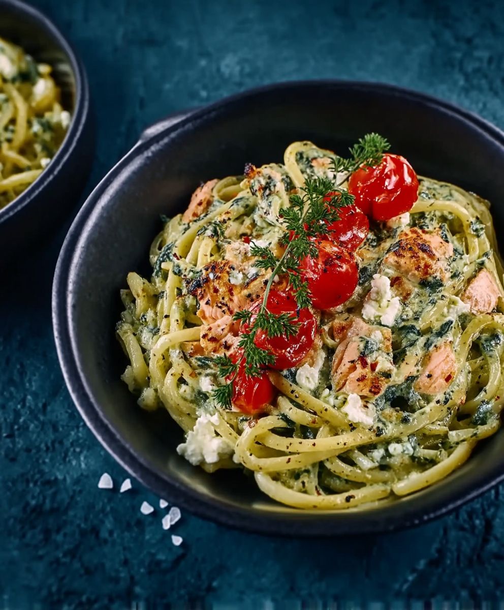Feta Lachs One Pot Pasta
