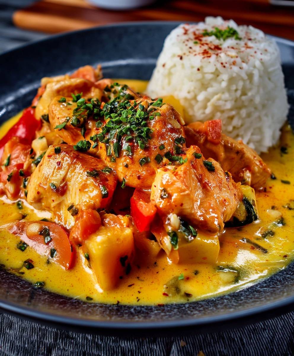 Paprika Sahne Hähnchen