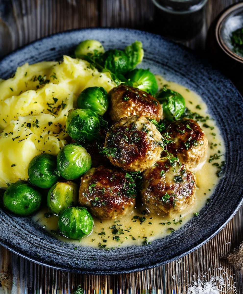 Rosenkohl Hackbällchen