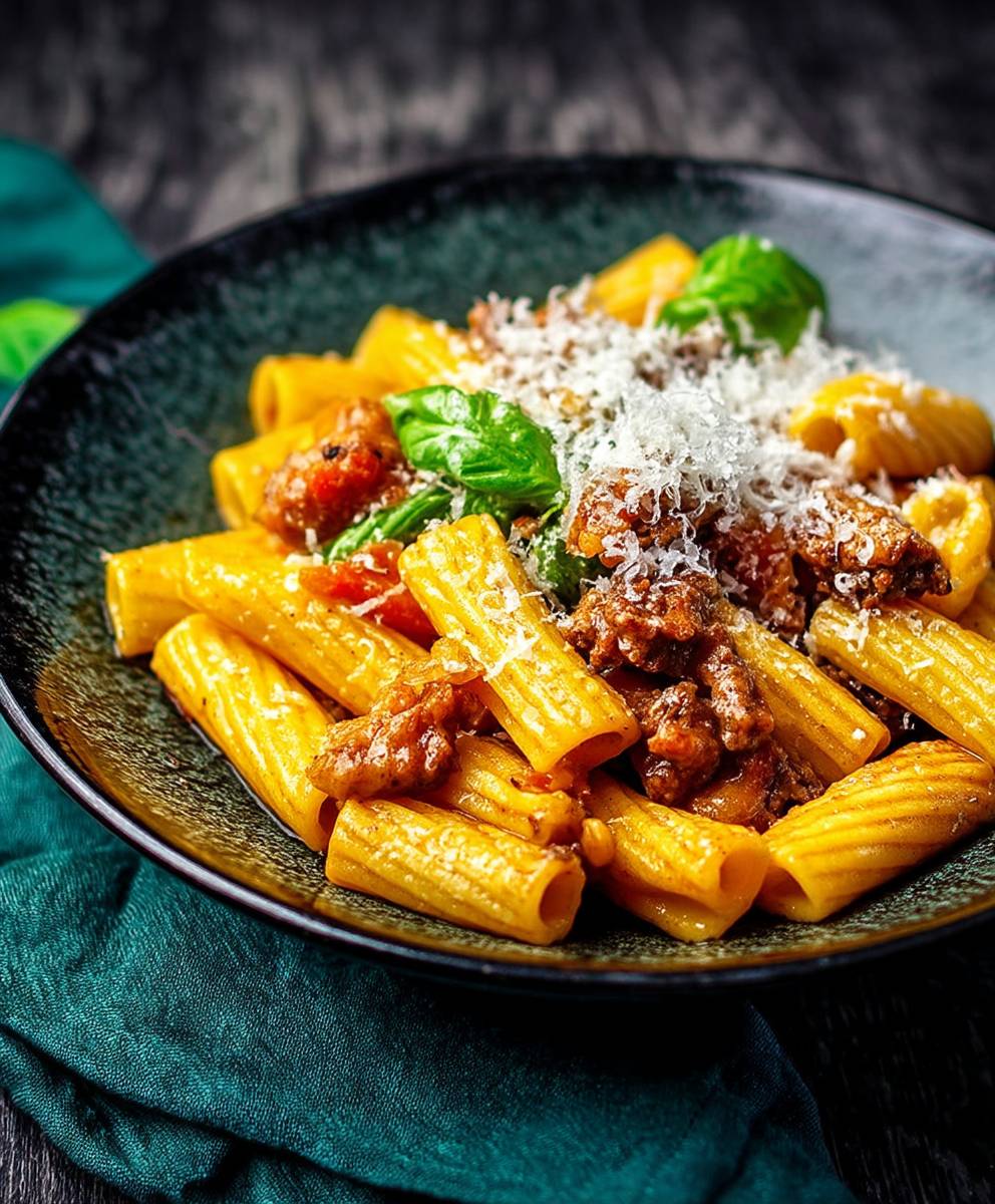 Rigatoni Mafiosi Italienisches Gericht