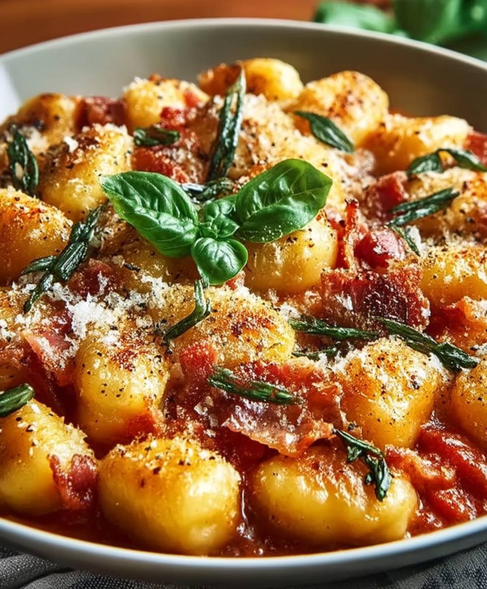 Gnocchi Pfanne Pancetta