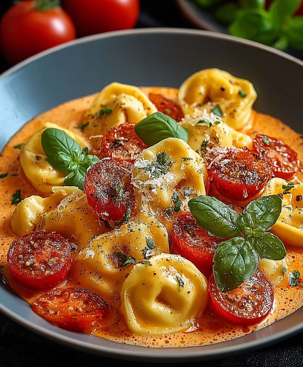 Tortellini Tomaten Sahnesoße