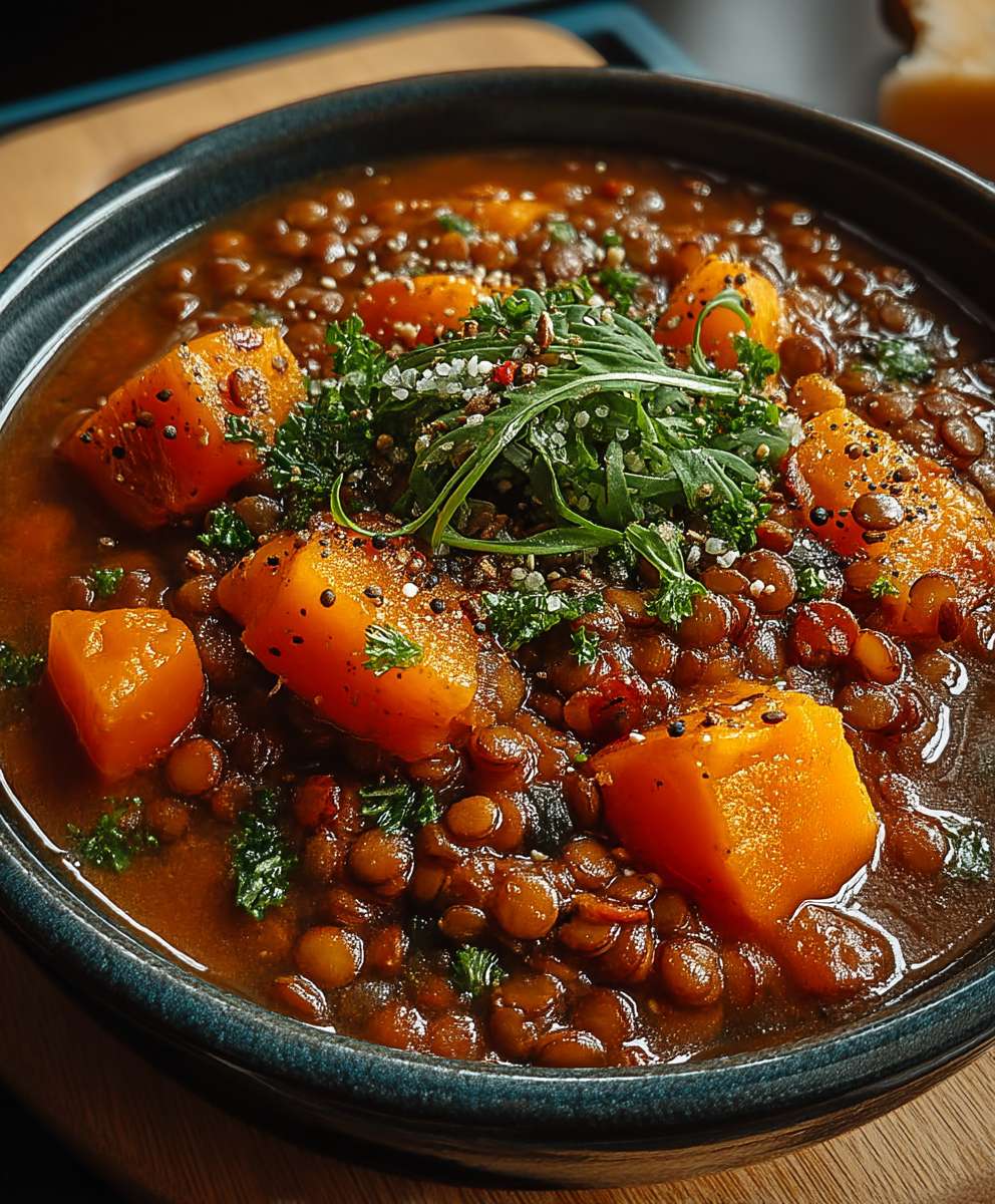 Linseneintopf Kürbis