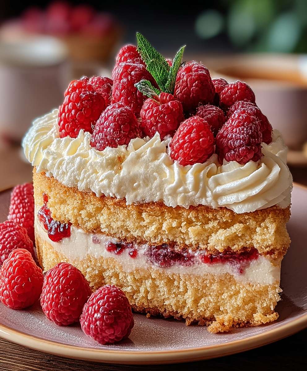 Himbeer Vanille Torte