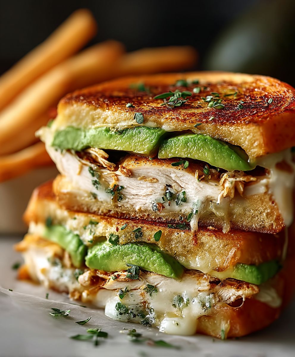 Hähnchen Avocado Sandwich