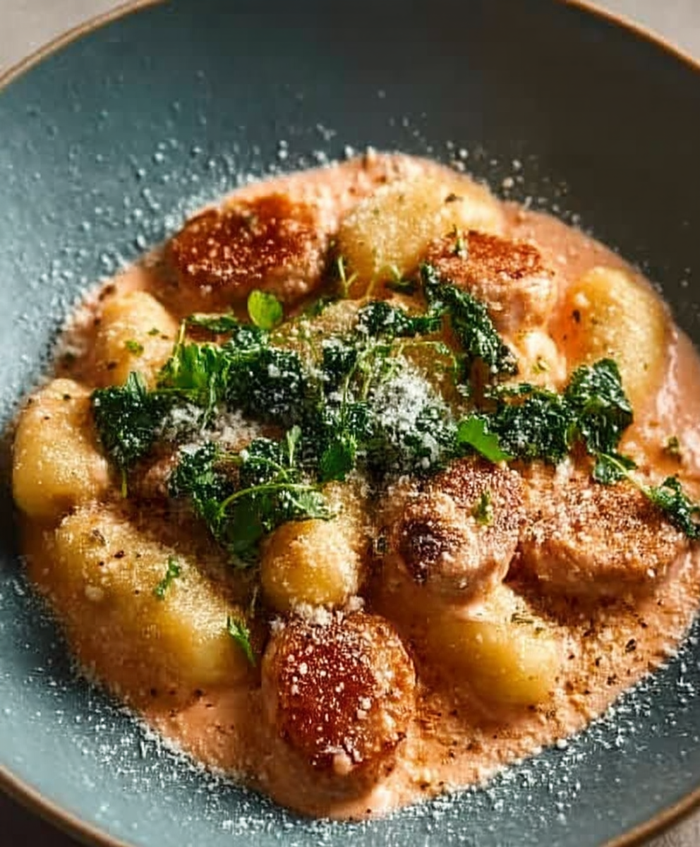 Creme Gnocchi Hähnchenwurst