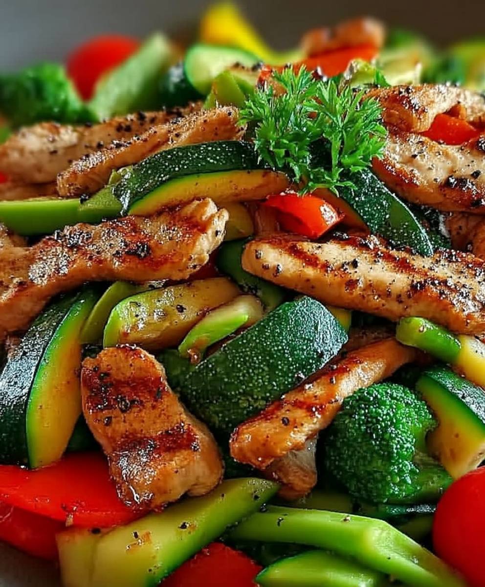 Low Carb Gemüsepfanne Pute