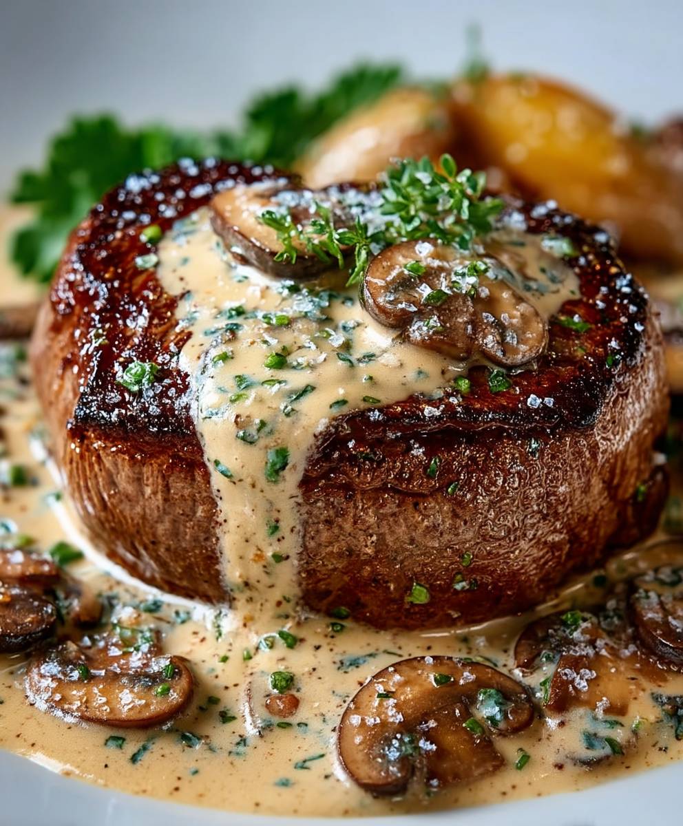 Steak Diane Pilzsauce einfach