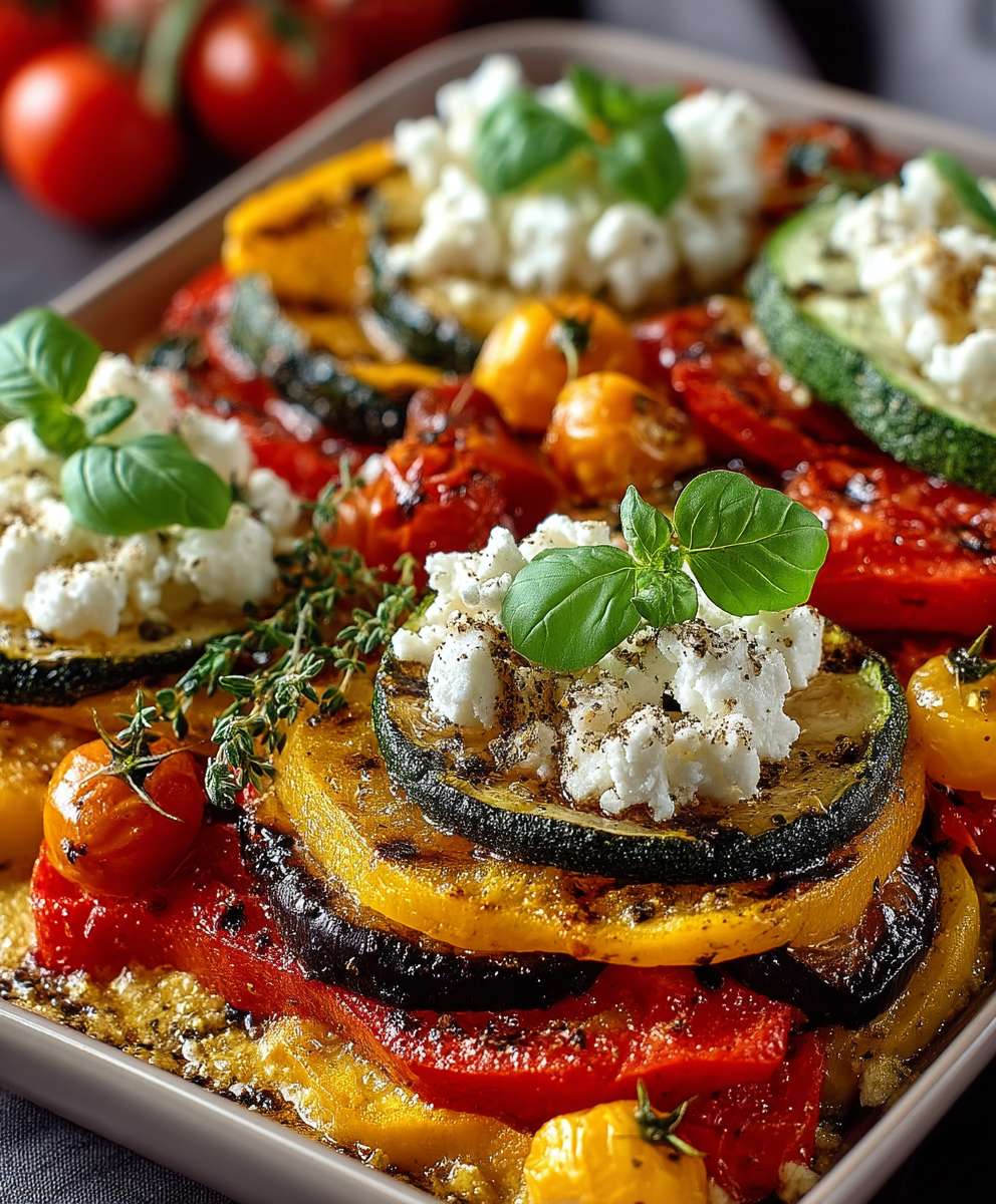 Ofengemüse mit Feta