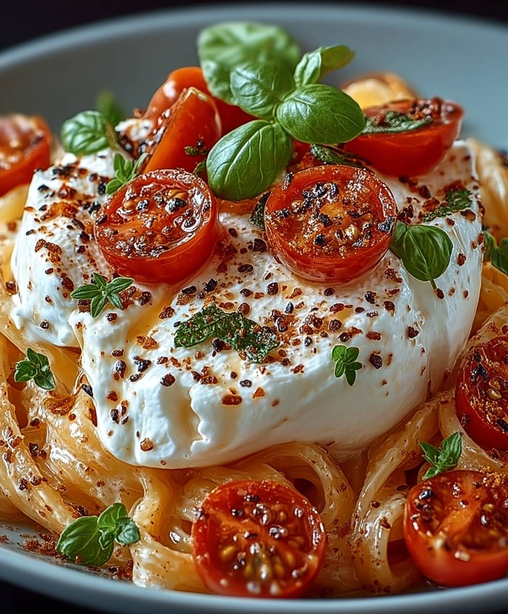 Burrata Pasta einfach zubereiten