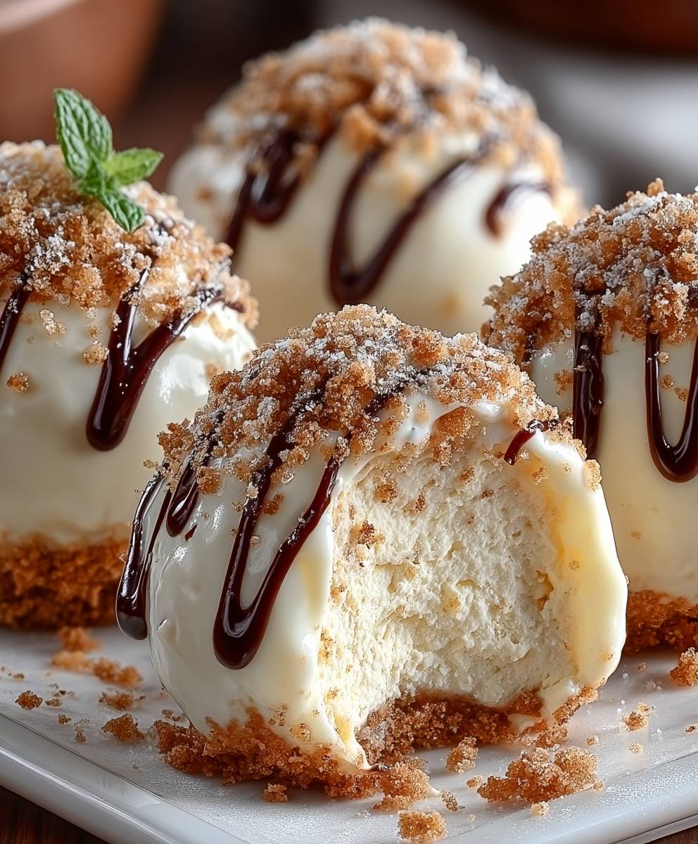 Käsekuchen Kugeln einfach schnell