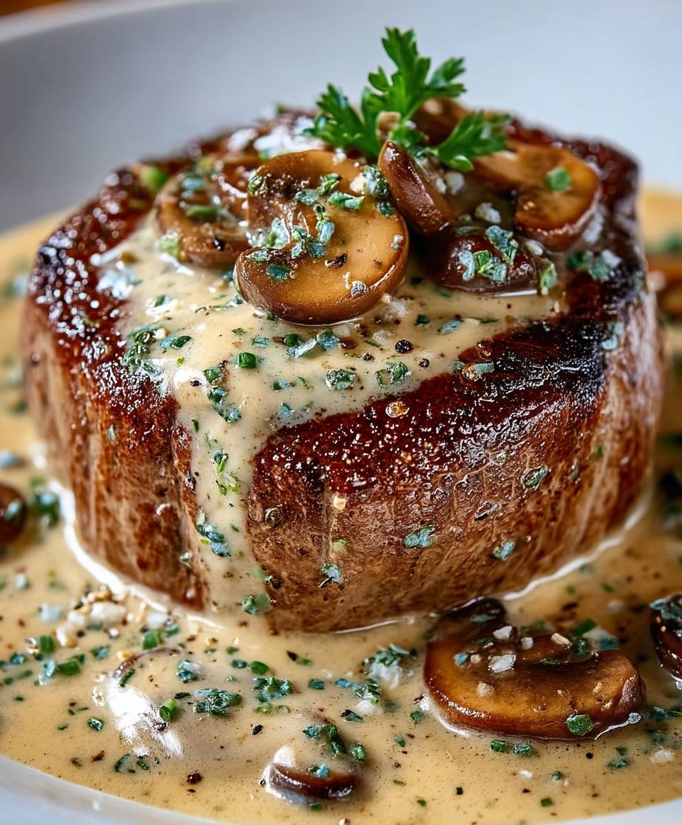 Steak Diane Pilzsauce einfach