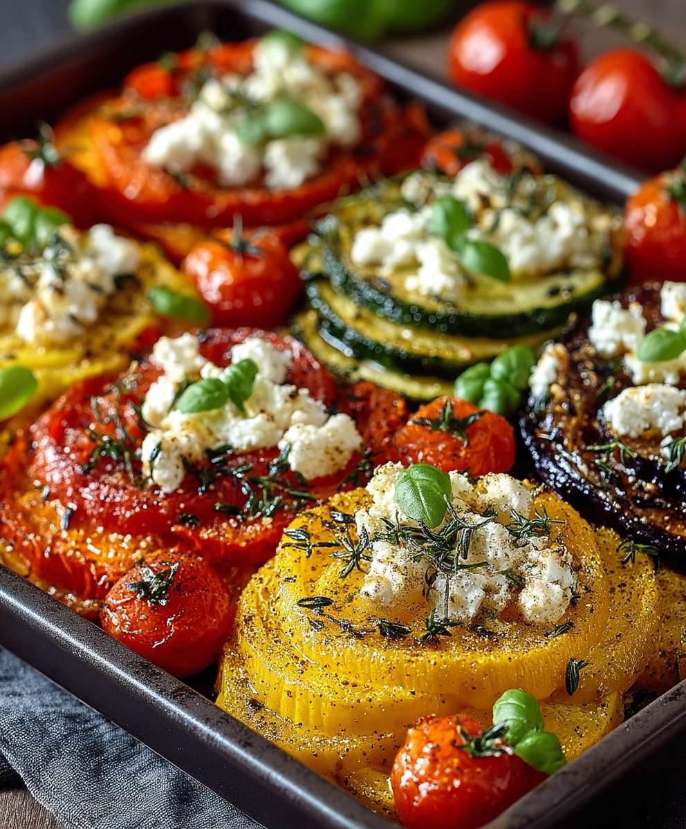 Ofengemüse mit Feta