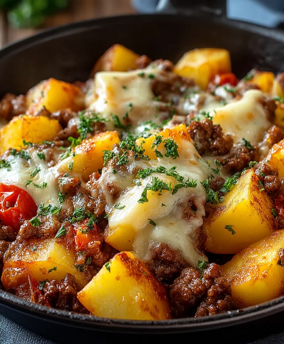 Kartoffelpfanne Hackfleisch