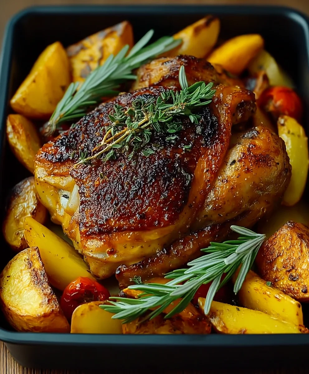 Knusprige Hähnchenschenkel & Ofengemüse: Dein Top-Rezept!