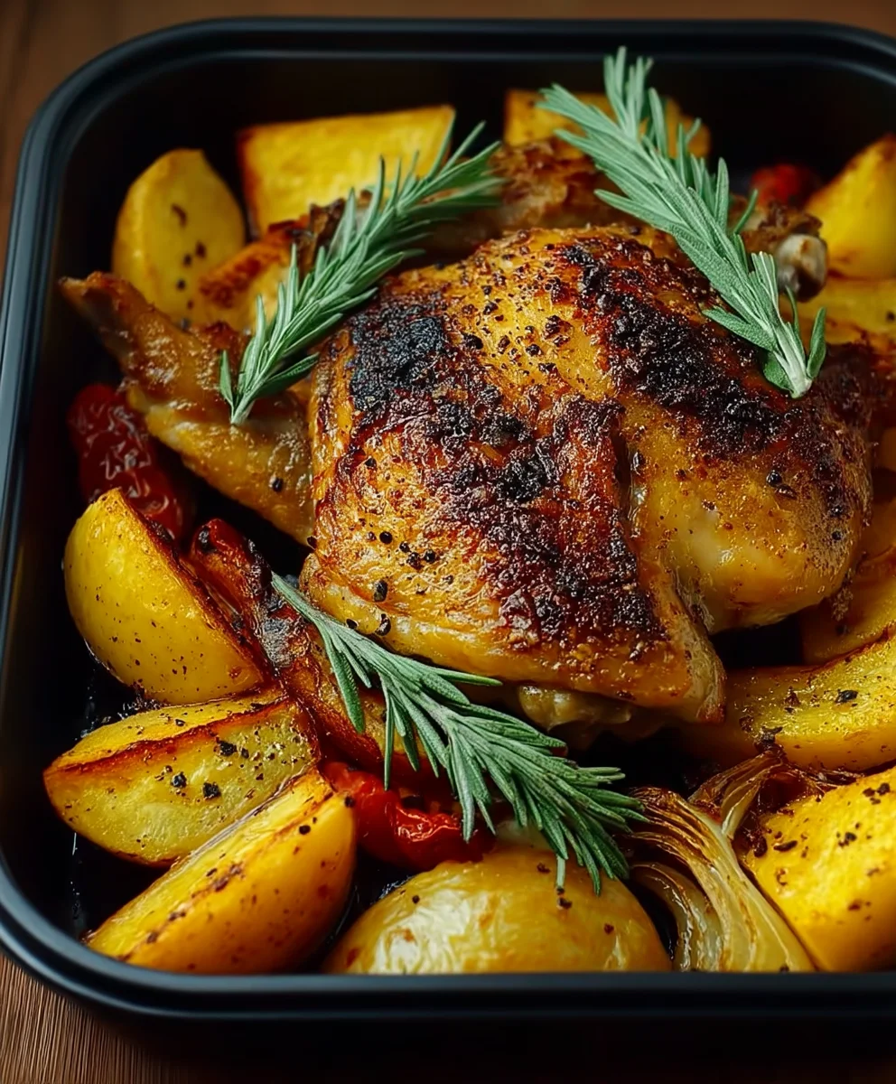 Knusprige Hähnchenschenkel & Ofengemüse: Dein Top-Rezept!