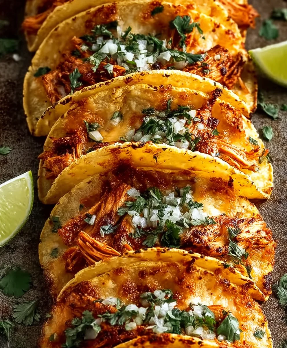 Minutige Mini Tacos mit Hähnchenfleisch – Unglaublich gut!