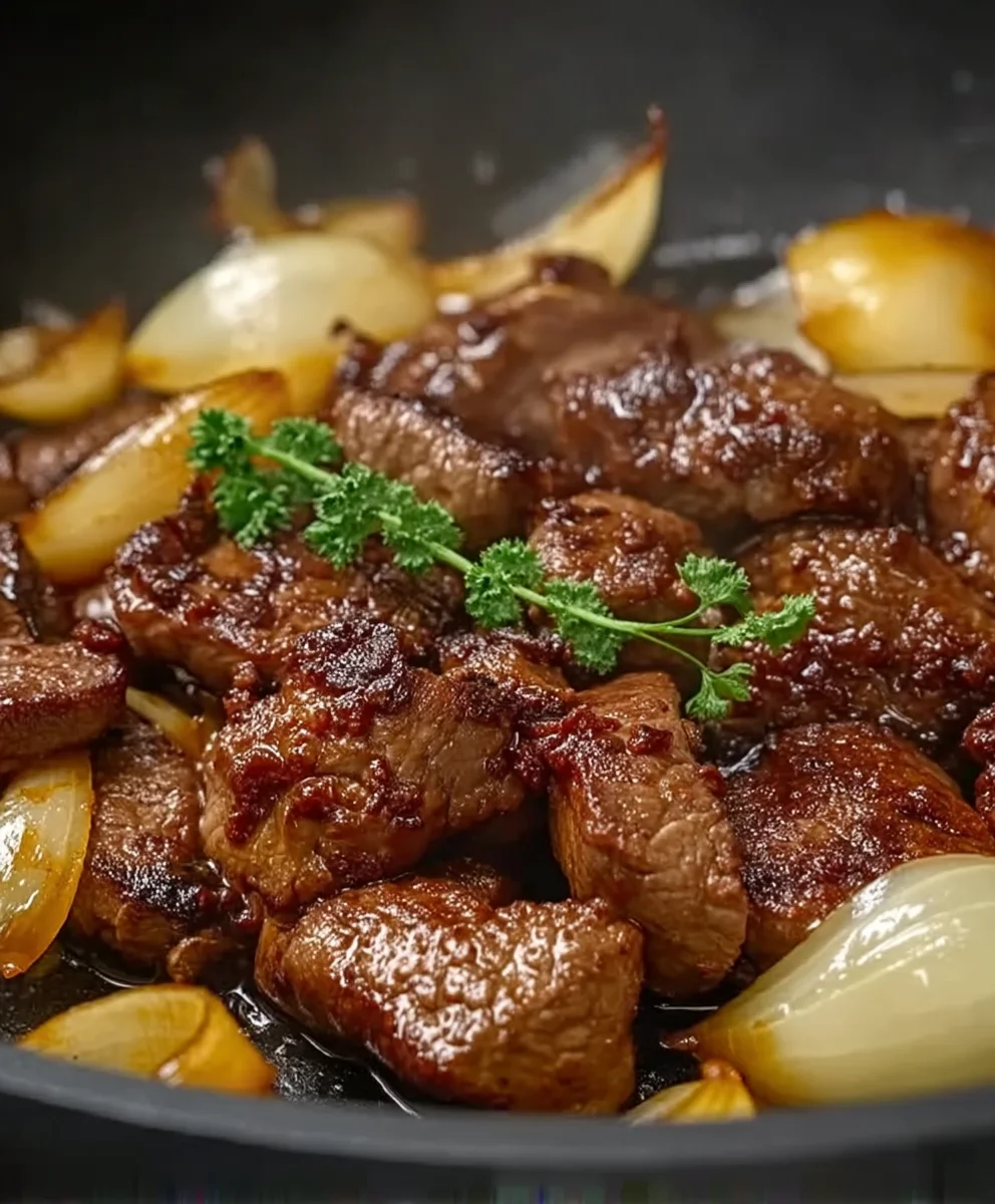 Rindfleisch mit Zwiebeln: Unglaublich Lecker & Einfach!
