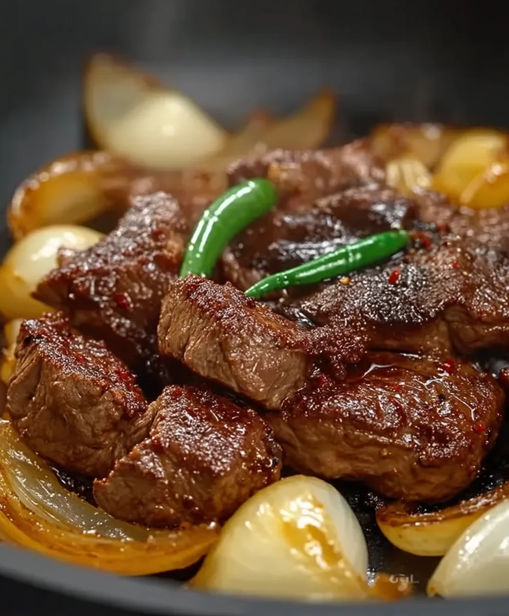 Rindfleisch mit Zwiebeln: Unglaublich Lecker & Einfach!