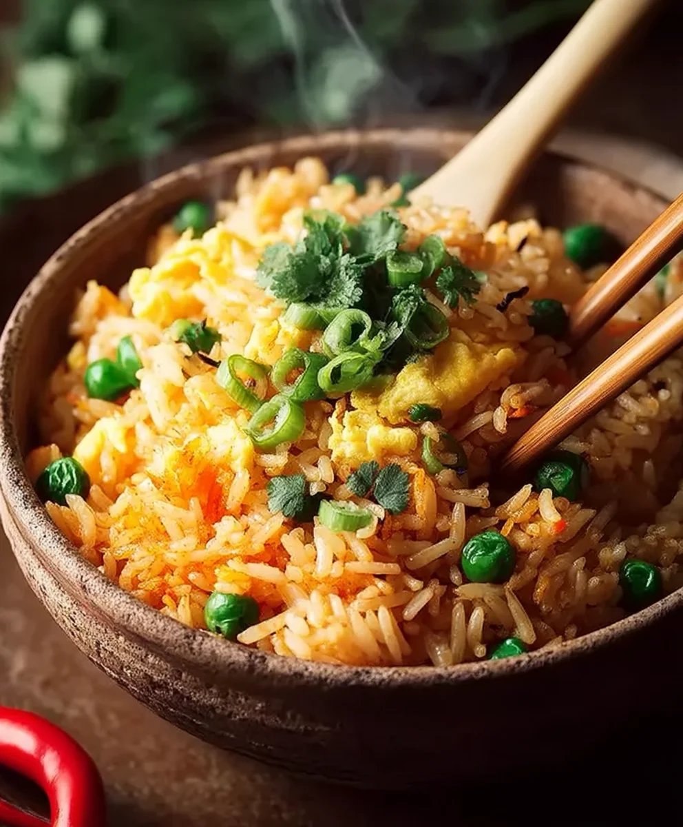 Gebratener Reis mit Ei & Gemüse – wie beim Chinesen!