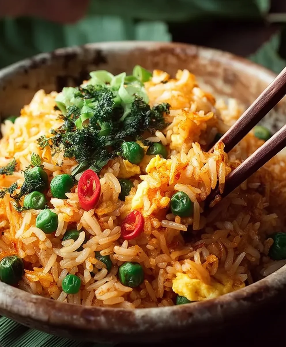 Gebratener Reis mit Ei & Gemüse – wie beim Chinesen!