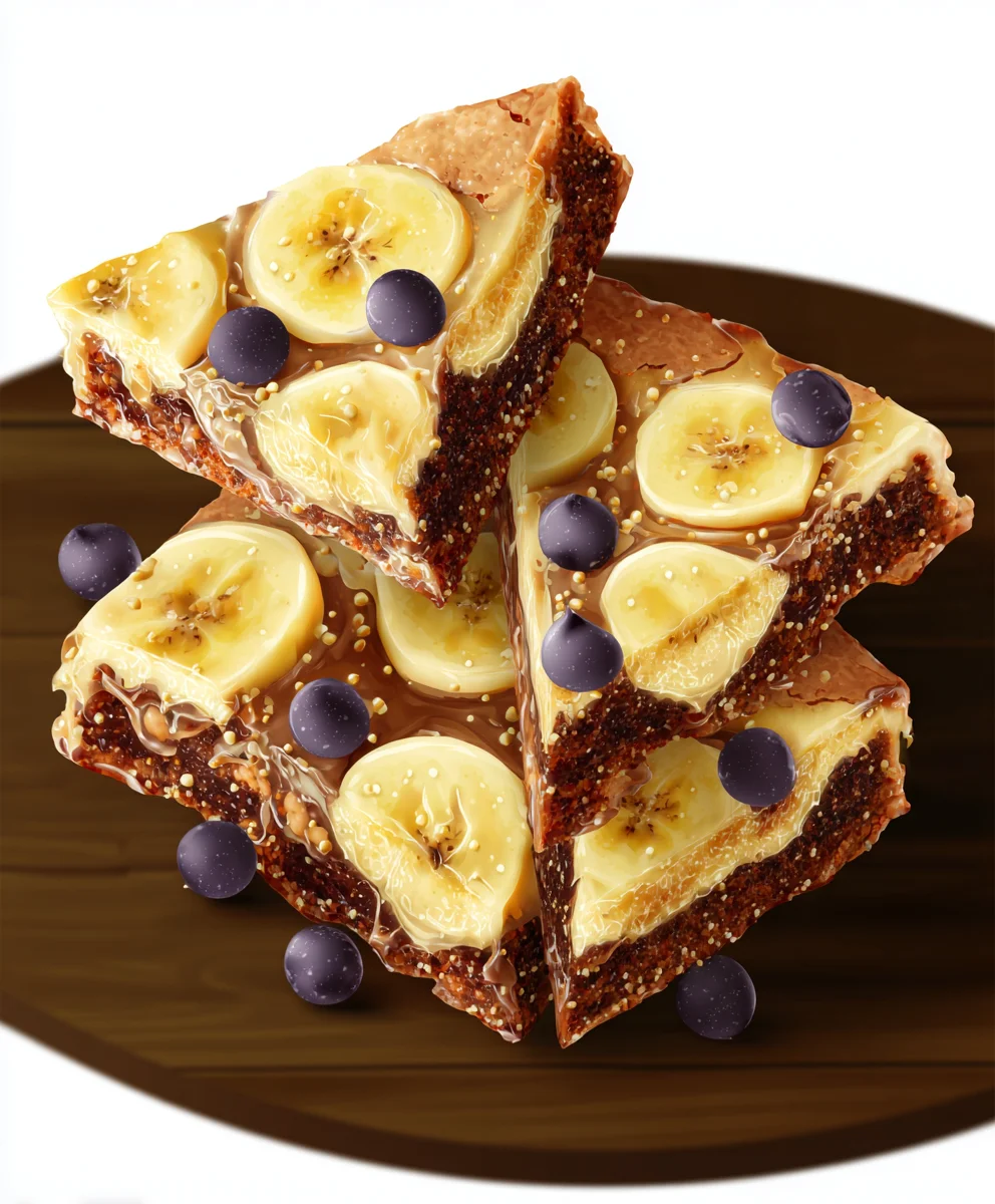 Leckere Bananenpudding Brownies backen – einfach & schnell