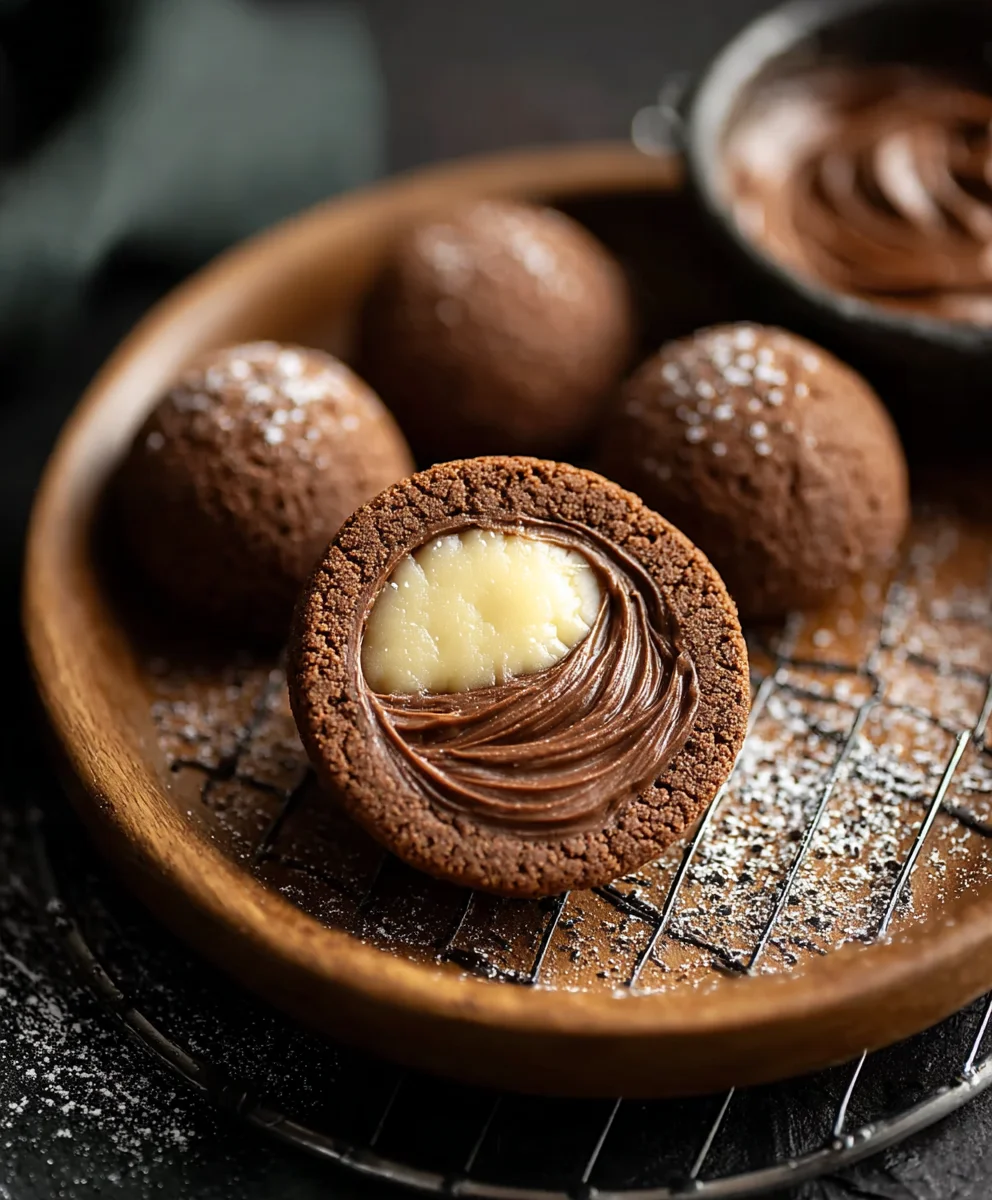 Schokobon Plätzchen: Zartschmelzende Kakao-Butter Kekse