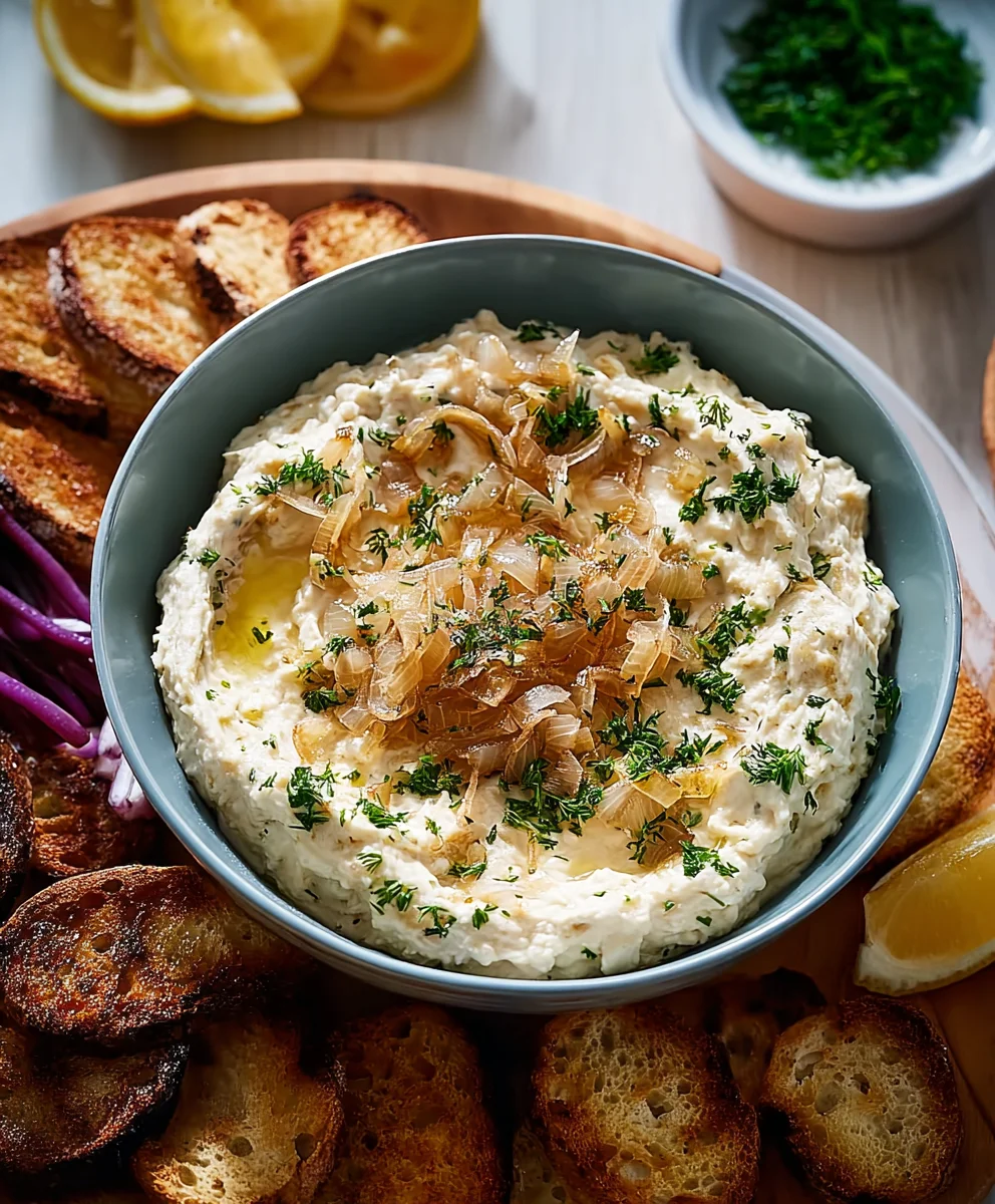 Zwiebel Dip zum Grillen: Cremig, frisch & einfach lecker!